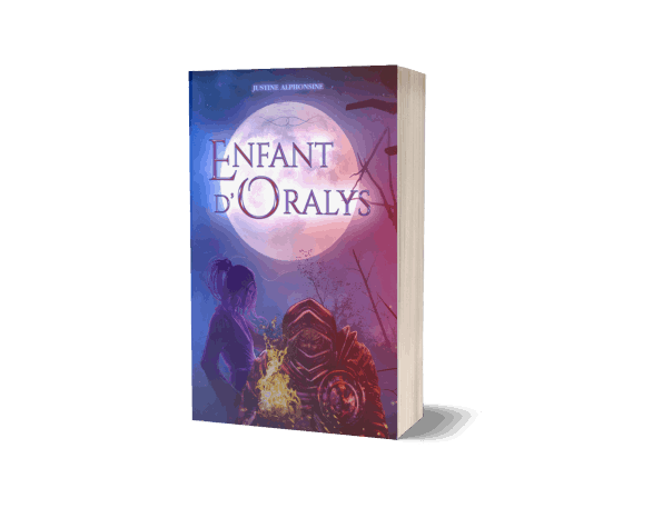 couverture broché Enfant d'Oralys livre de fantasy médiévale