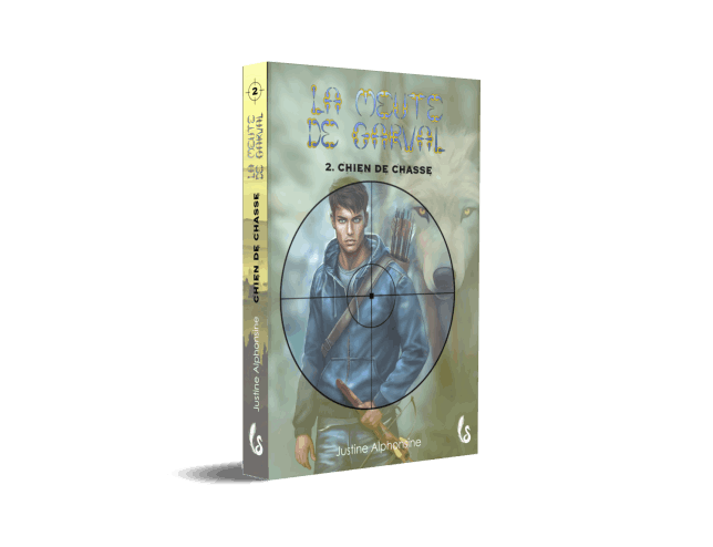 première de couverture de Chien de chasse livre d'urban fantasy pour ado