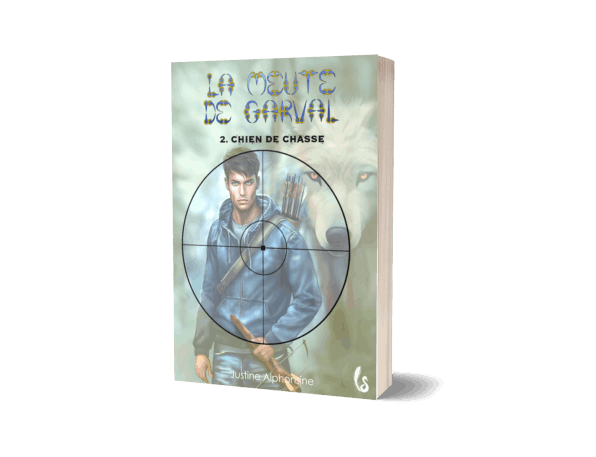 couverture broché Chien de chasse livre d'urban fantasy pour ado